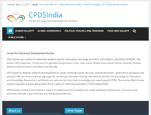 Tablet Screenshot of cpdsindia.org